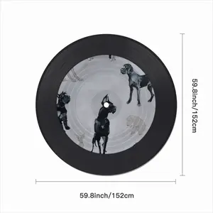 Dog Breeds Vinyl Records Coaster