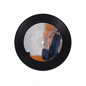 What Is The Woman Thinking Vinyl Records Coaster