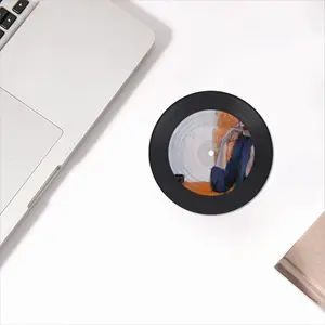 What Is The Woman Thinking Vinyl Records Coaster