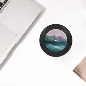 Emerals Sea Vinyl Records Coaster