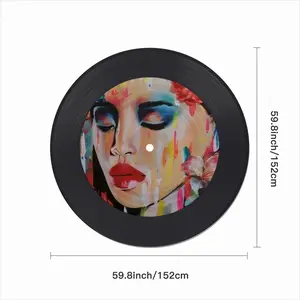 Catching Feelings Vinyl Records Coaster