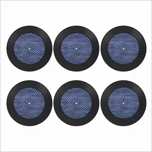 Holes Purple Blue Vinyl Records Coaster