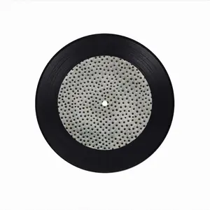 Holes Gray-Colorful Vinyl Records Coaster