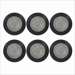 Holes Gray-Colorful Vinyl Records Coaster