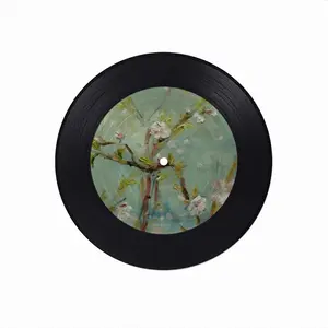 Prunus Persica - Path Iv Vinyl Records Coaster