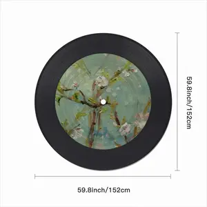 Prunus Persica - Path Iv Vinyl Records Coaster