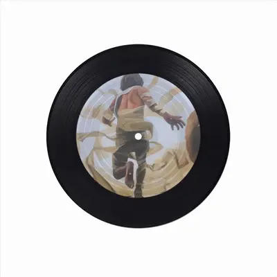 The Biography Vinyl Records Coaster