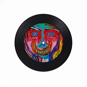 Love Me Please #6 Vinyl Records Coaster