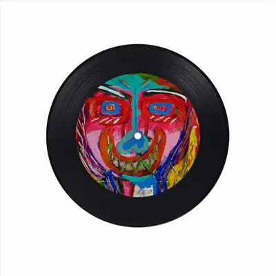 Love Me Please #6 Vinyl Records Coaster