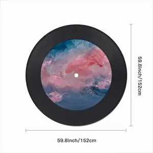 Cotton Candy Sky Vinyl Records Coaster