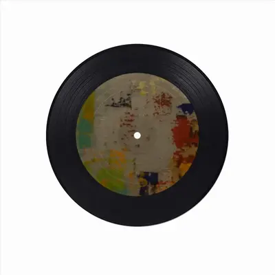 Celebrate I Vinyl Records Coaster