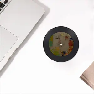 Celebrate I Vinyl Records Coaster