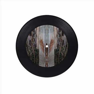 Church 3 Vinyl Records Coaster