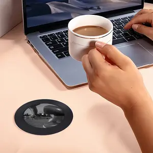 Dolphin Vinyl Records Coaster