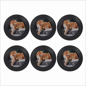 Time To Hunt Vinyl Records Coaster