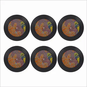 Those Two Again Vinyl Records Coaster