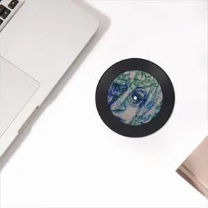 Everywhere I Turn There Is Another You Vinyl Records Coaster