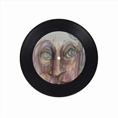 Didnt We Meet Before? Vinyl Records Coaster