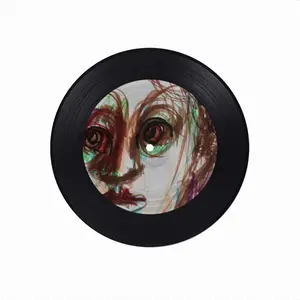 Exit Please Vinyl Records Coaster