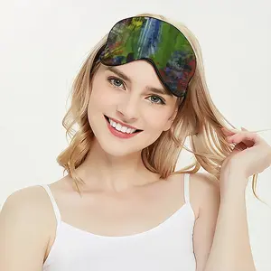 Jungle In Blue Sleep Eye Mask