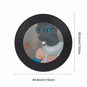 Bastet Vinyl Records Coaster