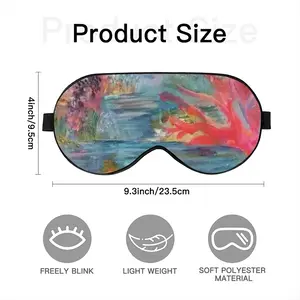 Alligator In Plastic River Sleep Eye Mask