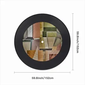 Geometric Shapes Vinyl Records Coaster