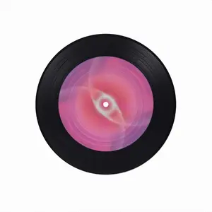 Connection Of Love Vinyl Records Coaster