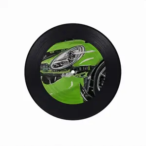 Porsche Gt3 Crash Vinyl Records Coaster