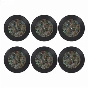 #62-2021 Vinyl Records Coaster