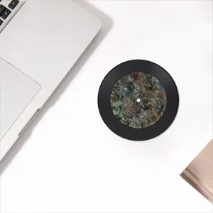 #62-2021 Vinyl Records Coaster