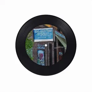 #20Th And O Street Vinyl Records Coaster