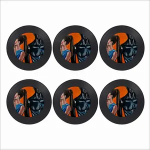 The Doll Vinyl Records Coaster