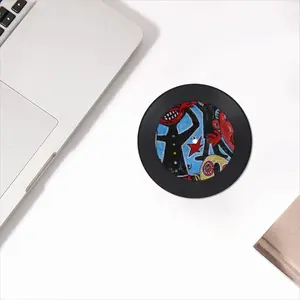 Revolting Old People Vinyl Records Coaster