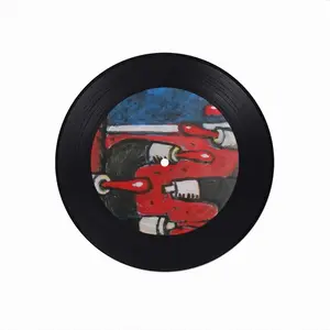 War Vinyl Records Coaster