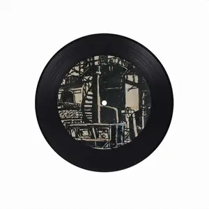 Gas Works Vinyl Records Coaster