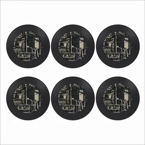 Gas Works Vinyl Records Coaster