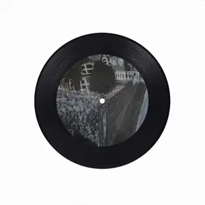 Moorfield Road Vinyl Records Coaster