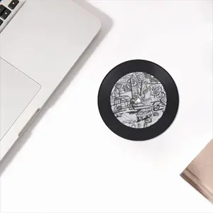 Battleground Vinyl Records Coaster