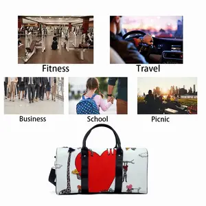 Love Is All Around Travel Bag