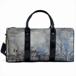 Blackbirds In Winter Travel Bag