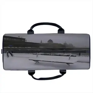 Winter In Paris From Arcole Bridge Travel Bag