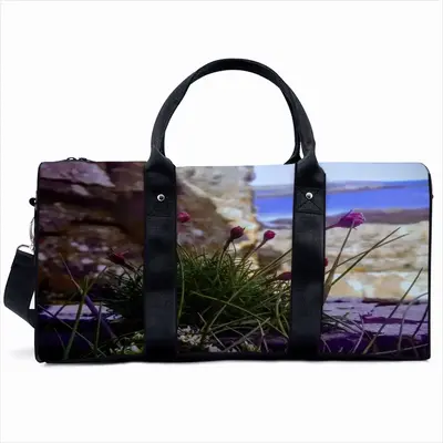 Birds View Of Staxigoe Harbour Travel Bag