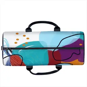 Orange Joy And Cerulean Skies Travel Bag