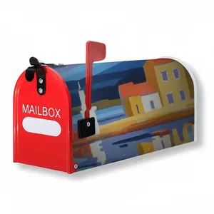 Stormy Sky On La Pointe Courte Mail Box Cover