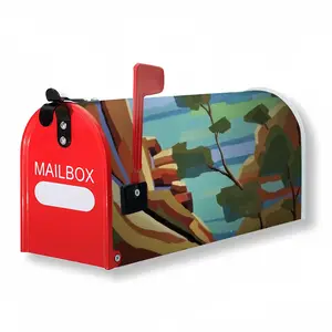 Calanque Near Toulon Mediterranean Cove Mail Box Cover