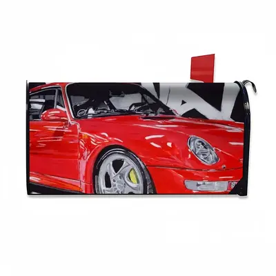 Porsche Turbo Red Mail Box Cover