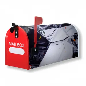 Lamborghini And Confetti Mail Box Cover