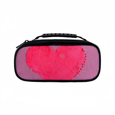 Flashy Pink Heart Small Storage Bag