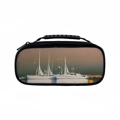 Sailboats Anchored At Sunset Small Storage Bag